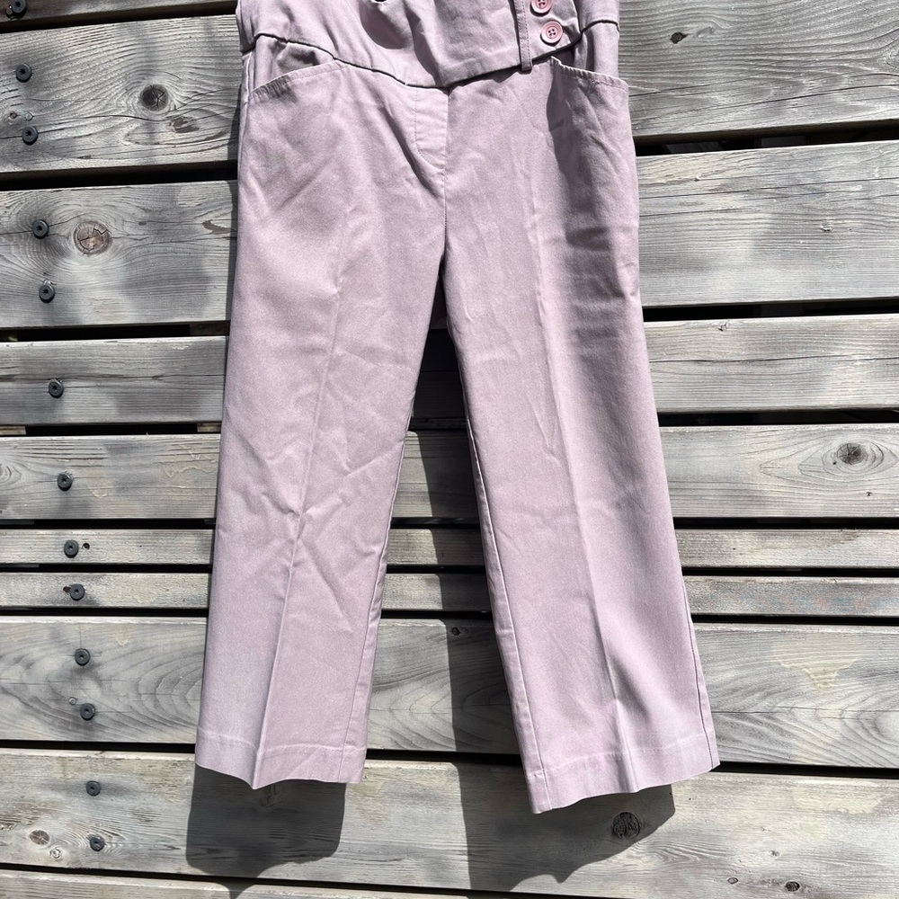Light Purple Boot Leg capri Pants
